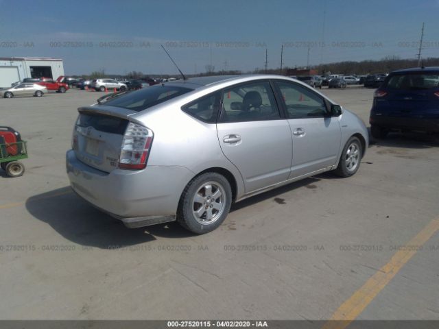 JTDKB20U687721993 - 2008 TOYOTA PRIUS  Silver photo 4