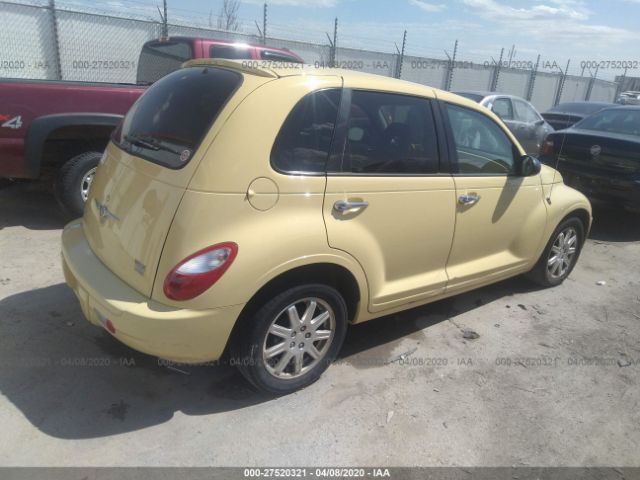 3A4FY58B97T604126 - 2007 CHRYSLER PT CRUISER TOURING Yellow photo 4