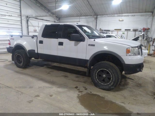 1FTPW04586KC19840 - 2006 FORD F150  White photo 1