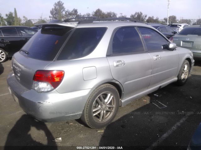 JF1GG29625H807132 - 2005 SUBARU IMPREZA WRX/VDT Silver photo 4