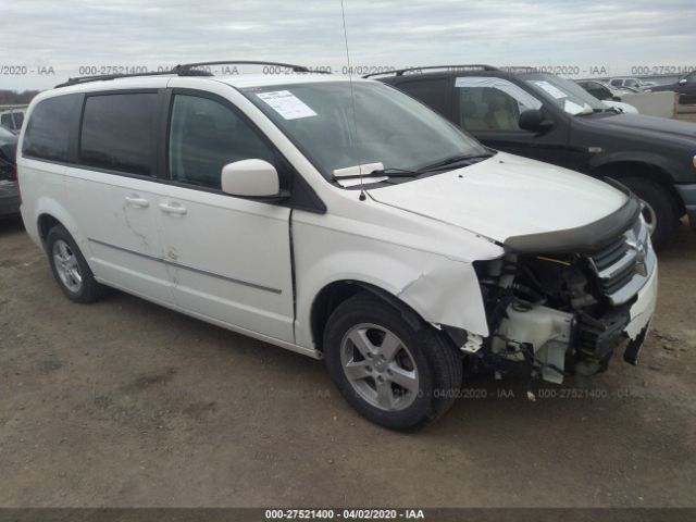 2D4RN5D16AR155154 - 2010 DODGE GRAND CARAVAN SXT White photo 1