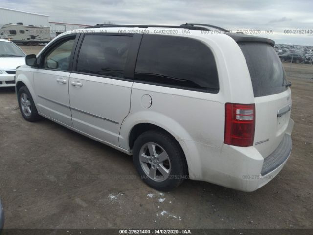 2D4RN5D16AR155154 - 2010 DODGE GRAND CARAVAN SXT White photo 3