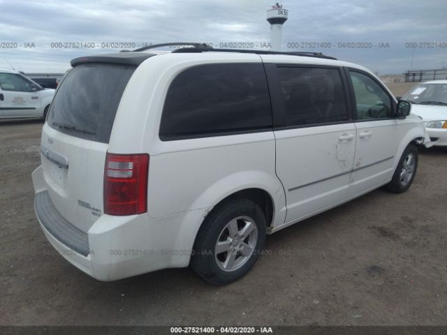 2D4RN5D16AR155154 - 2010 DODGE GRAND CARAVAN SXT White photo 4