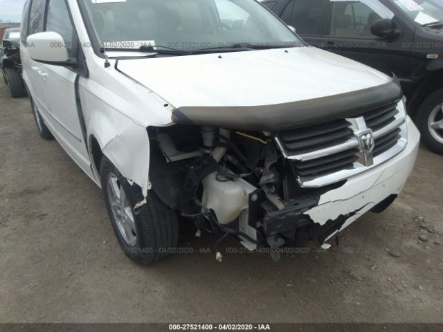 2D4RN5D16AR155154 - 2010 DODGE GRAND CARAVAN SXT White photo 6