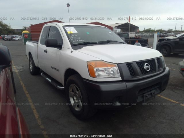 1N6AA06A08N328449 - 2008 NISSAN TITAN XE/LE/SE White photo 1