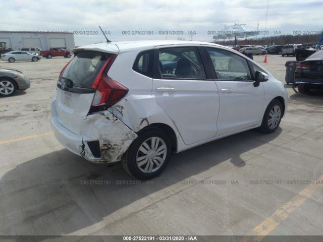 JHMGK5H53GX008065 - 2016 HONDA FIT LX White photo 4