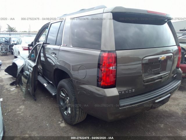 1GNSKBKC1FR570123 - 2015 CHEVROLET TAHOE K1500 LT Brown photo 3