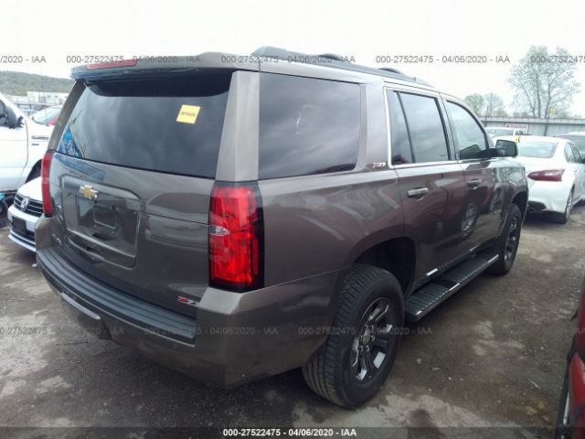 1GNSKBKC1FR570123 - 2015 CHEVROLET TAHOE K1500 LT Brown photo 4