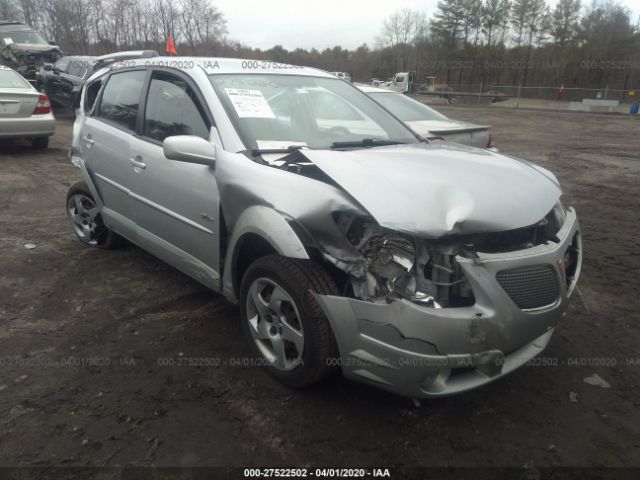 5Y2SL65837Z419192 - 2007 PONTIAC VIBE  Silver photo 1