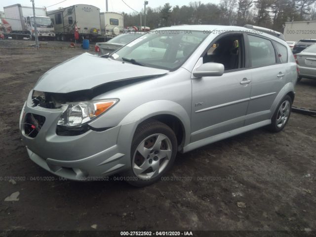 5Y2SL65837Z419192 - 2007 PONTIAC VIBE  Silver photo 2