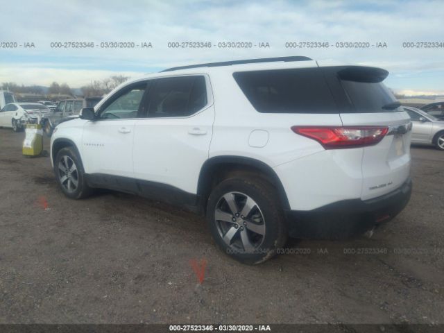 1GNEVHKW5LJ178998 - 2020 CHEVROLET TRAVERSE LT White photo 3