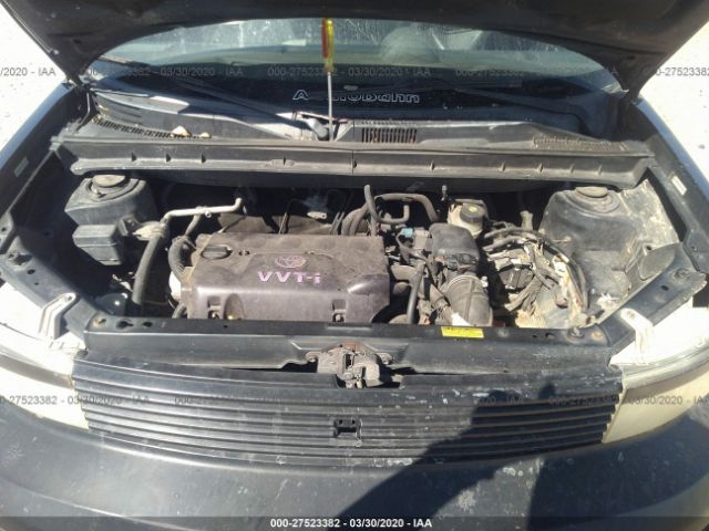 JTLKT324540157616 - 2004 TOYOTA SCION XB Black photo 10