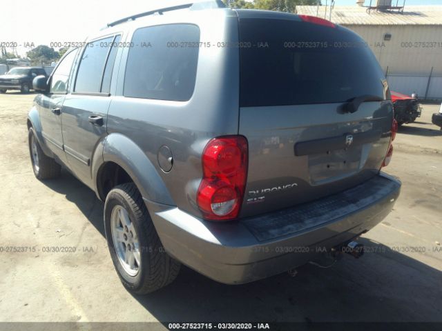 1D8HB48NX8F150325 - 2008 DODGE DURANGO SLT Gray photo 3