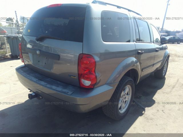 1D8HB48NX8F150325 - 2008 DODGE DURANGO SLT Gray photo 4