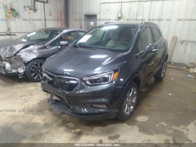 KL4CJGSB9HB106734 - 2017 BUICK ENCORE ESSENCE Gray photo 2