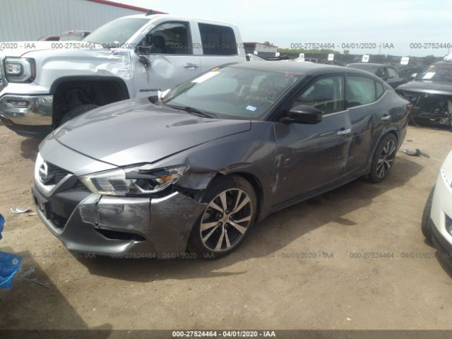 1N4AA6AP0GC422803 - 2016 NISSAN MAXIMA 3.5S/SV/SL/SR/PLAT Gray photo 2