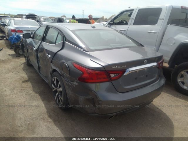 1N4AA6AP0GC422803 - 2016 NISSAN MAXIMA 3.5S/SV/SL/SR/PLAT Gray photo 3