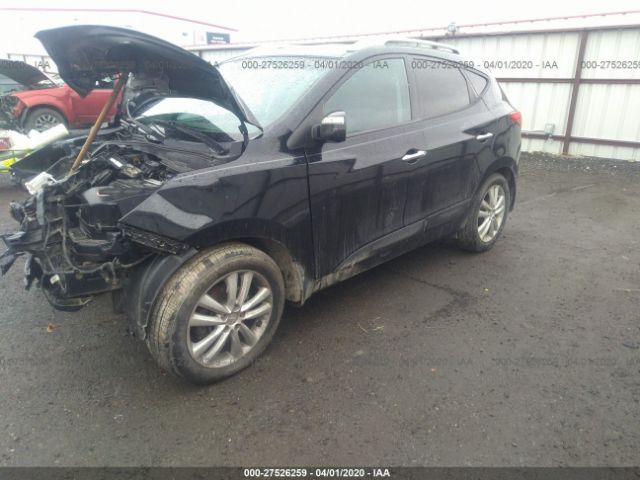 KM8JUCAC2BU190863 - 2011 HYUNDAI TUCSON GLS/LIMITED 黑色 照片 2