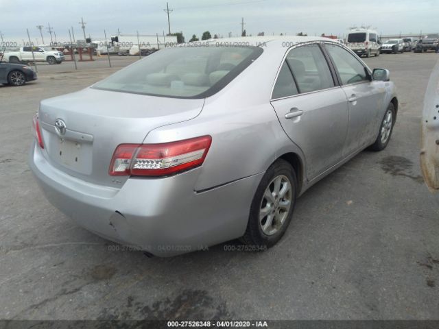 4T1BF3EKXBU597801 - 2011 TOYOTA CAMRY SE/LE/XLE 银色 照片 4