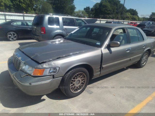 2MEFM74W4XX730400 - 1999 MERCURY GRAND MARQUIS GS Gold photo 2