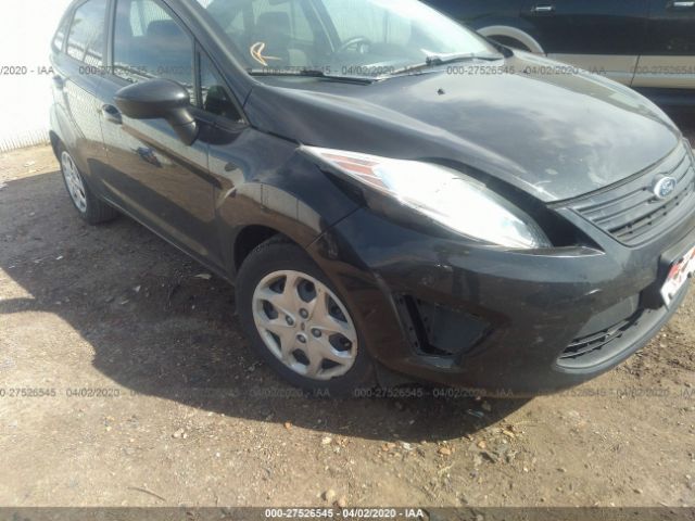 3FADP4AJ2CM187227 - 2012 FORD FIESTA S Black photo 6