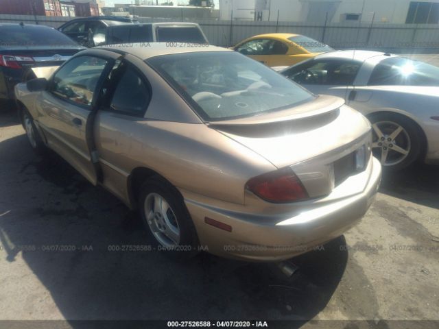 3G2JB12F95S202099 - 2005 PONTIAC SUNFIRE  Beige photo 3