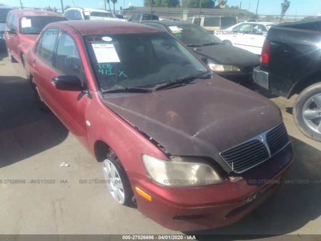 JA3AJ26E92U012741 - 2002 MITSUBISHI LANCER ES Red photo 1