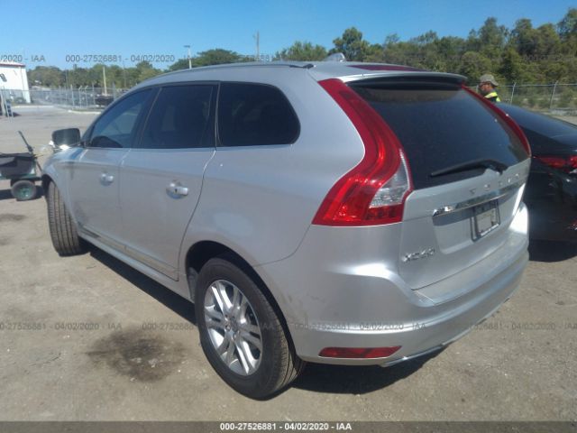 YV440MDM2G2792850 - 2016 VOLVO XC60 T5/PLATINUM Silver photo 3