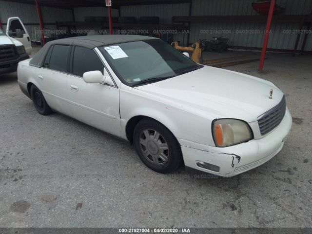 1G6KD54Y55U249570 - 2005 CADILLAC DEVILLE  White photo 1