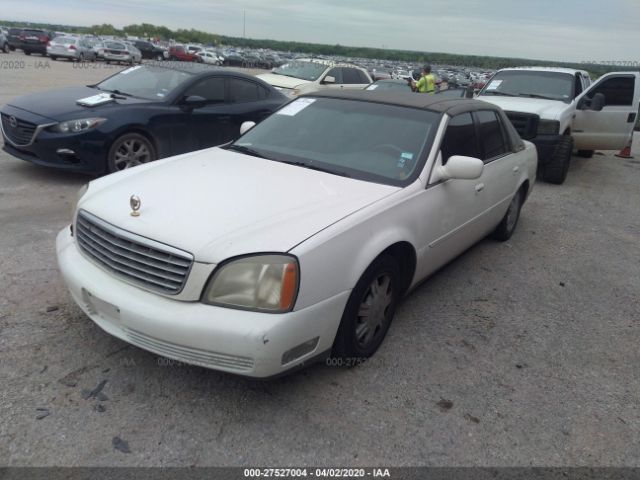 1G6KD54Y55U249570 - 2005 CADILLAC DEVILLE  White photo 2