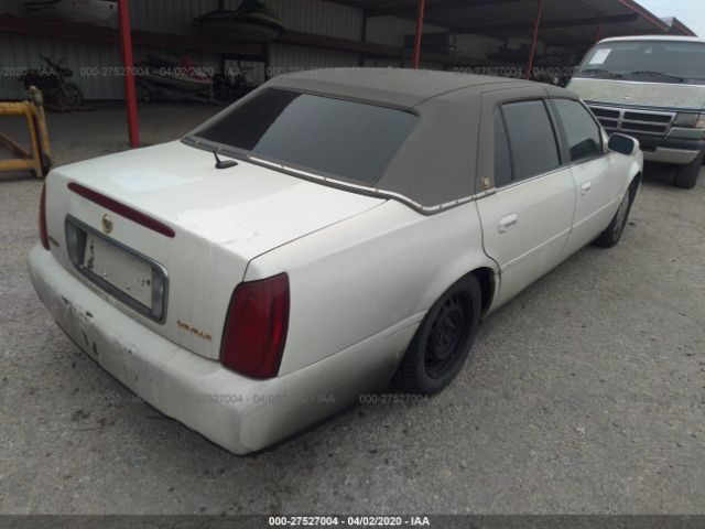 1G6KD54Y55U249570 - 2005 CADILLAC DEVILLE  White photo 4