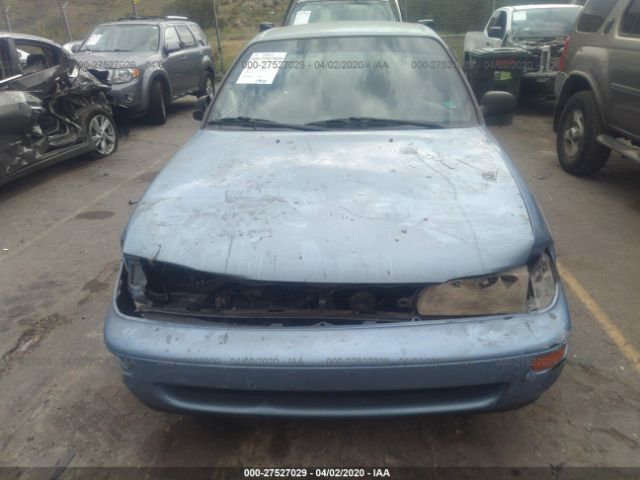 1NXAE09B3SZ300388 - 1995 TOYOTA COROLLA LE/DX Blue photo 6