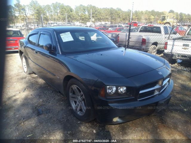 2B3KA53H87H824176 - 2007 DODGE CHARGER R/T Gray photo 1