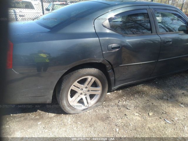 2B3KA53H87H824176 - 2007 DODGE CHARGER R/T Gray photo 6