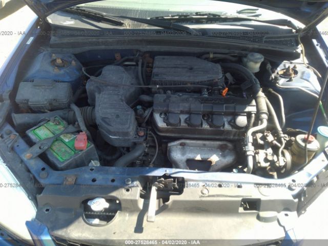 1HGEM221X4L039728 - 2004 HONDA CIVIC DX VP Mavi foto 10