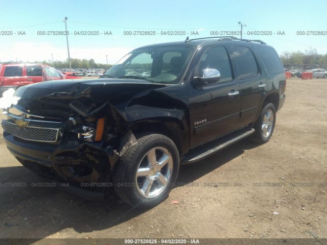 1GNSCBE04DR366394 - 2013 CHEVROLET TAHOE C1500 LT Black photo 2