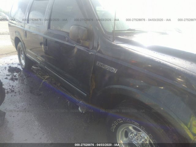 1FMNU42S82EC24375 - 2002 FORD EXCURSION LIMITED Green photo 6