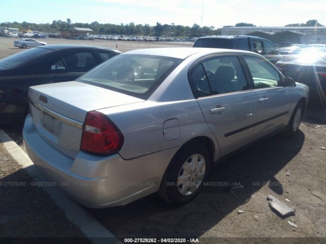 1G1ZS52F35F128603 - 2005 CHEVROLET MALIBU  Gray photo 4