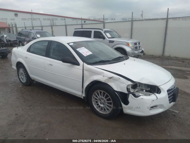 1C3EL46X95N568318 - 2005 CHRYSLER SEBRING  White photo 1