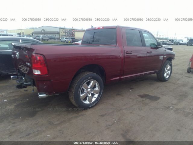 1C6RR7TTXKS727723 - 2019 RAM 1500 CLASSIC SLT Burgundy photo 4