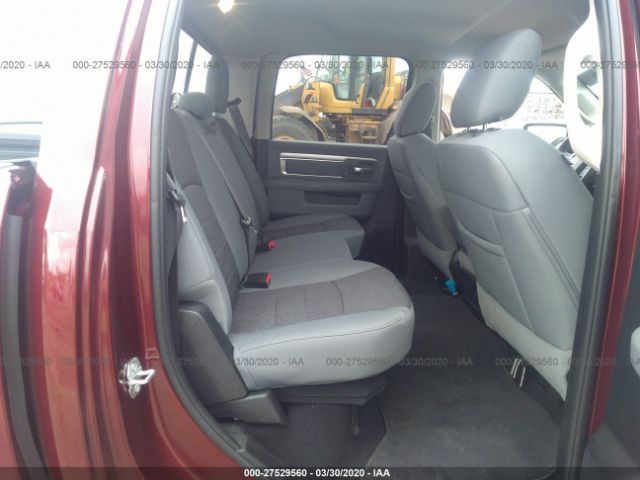 1C6RR7TTXKS727723 - 2019 RAM 1500 CLASSIC SLT Burdeos foto 8