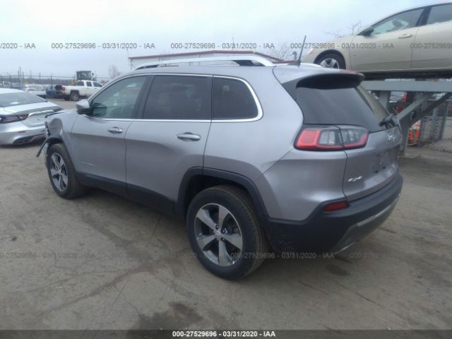 1C4PJMDX3LD503920 - 2020 JEEP CHEROKEE LIMITED Gray photo 3