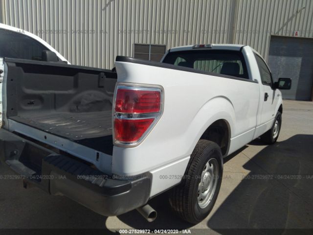 1FTNF1CT4CKD82574 - 2012 FORD F150  White photo 4