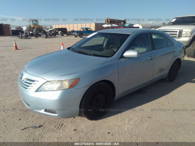 4T1BE46K27U711241 - 2007 TOYOTA CAMRY CE/LE/XLE/SE Light Blue photo 2