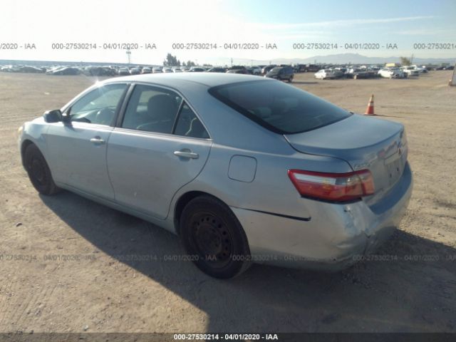 4T1BE46K27U711241 - 2007 TOYOTA CAMRY CE/LE/XLE/SE Light Blue photo 3