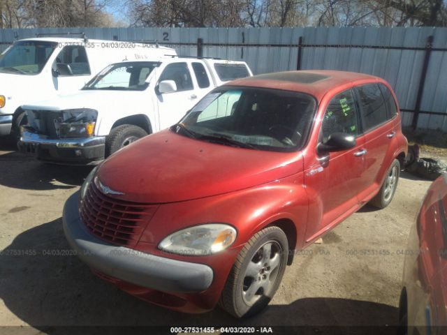 3C8FY4BB71T296145 - 2001 CHRYSLER PT CRUISER  Red photo 2