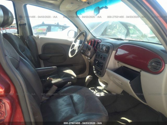 3C8FY4BB71T296145 - 2001 CHRYSLER PT CRUISER  Red photo 5