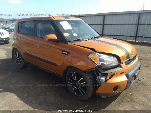 KNDJT2A21A7108885 - 2010 KIA SOUL +/!/SPORT Orange photo 1