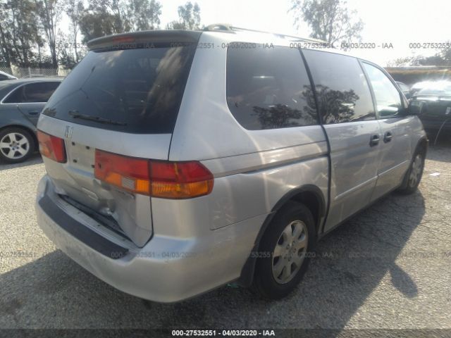 2HKRL18582H521851 - 2002 HONDA ODYSSEY LX Silver photo 4