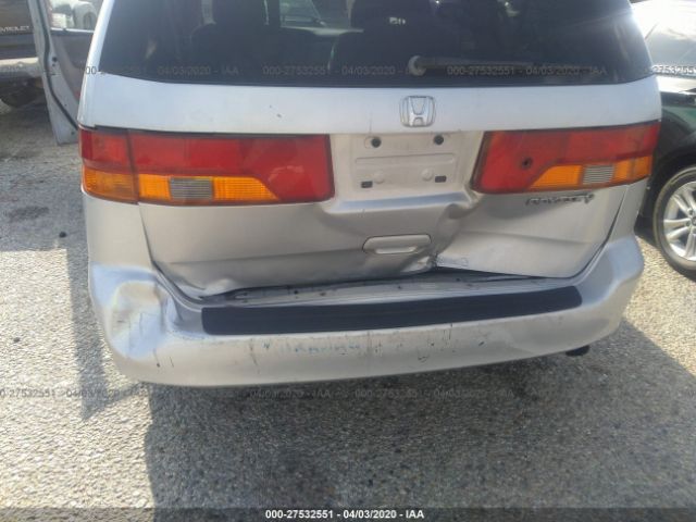 2HKRL18582H521851 - 2002 HONDA ODYSSEY LX Silver photo 6